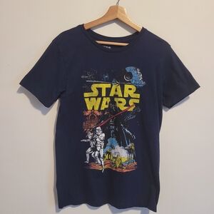 Star Wars Blue T-Shirt Size Medium Unisex